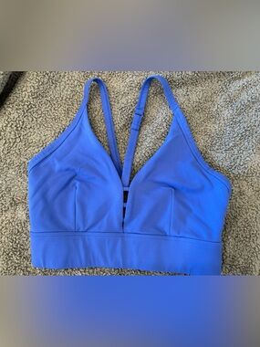 Sweaty Betty strappy adjustable back light support buttery soft sports bra